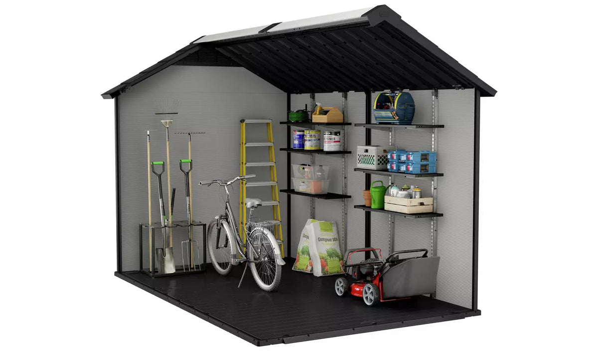 Keter Premier 7.5 x 11 ft Resin Storage Shed – view 3