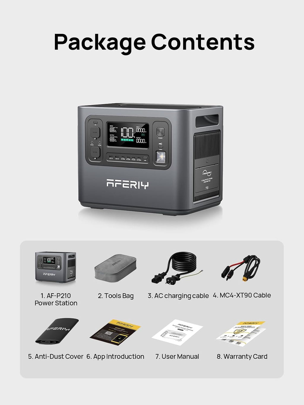 2048Wh Portable Power Station 2400W LiFePO4 – view 9