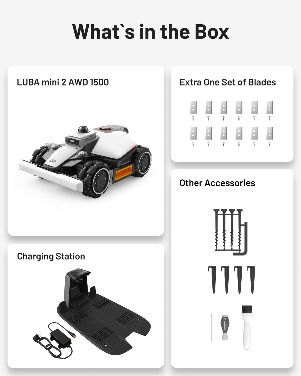 Mammotion LUBA mini 2 AWD 1500 Robot Lawn Mower – view 11
