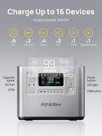 AFERIY 2400W 2048Wh Portable Power Station with 200W Solar Panel – view 7