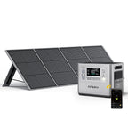 AFERIY 2400W 2048Wh Portable Power Station with 200W Solar Panel