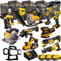 DEWALT 20V MAX XR 12 Tool Combo Kit with 3 x 5.0Ah Batteries & TSTAK Storage