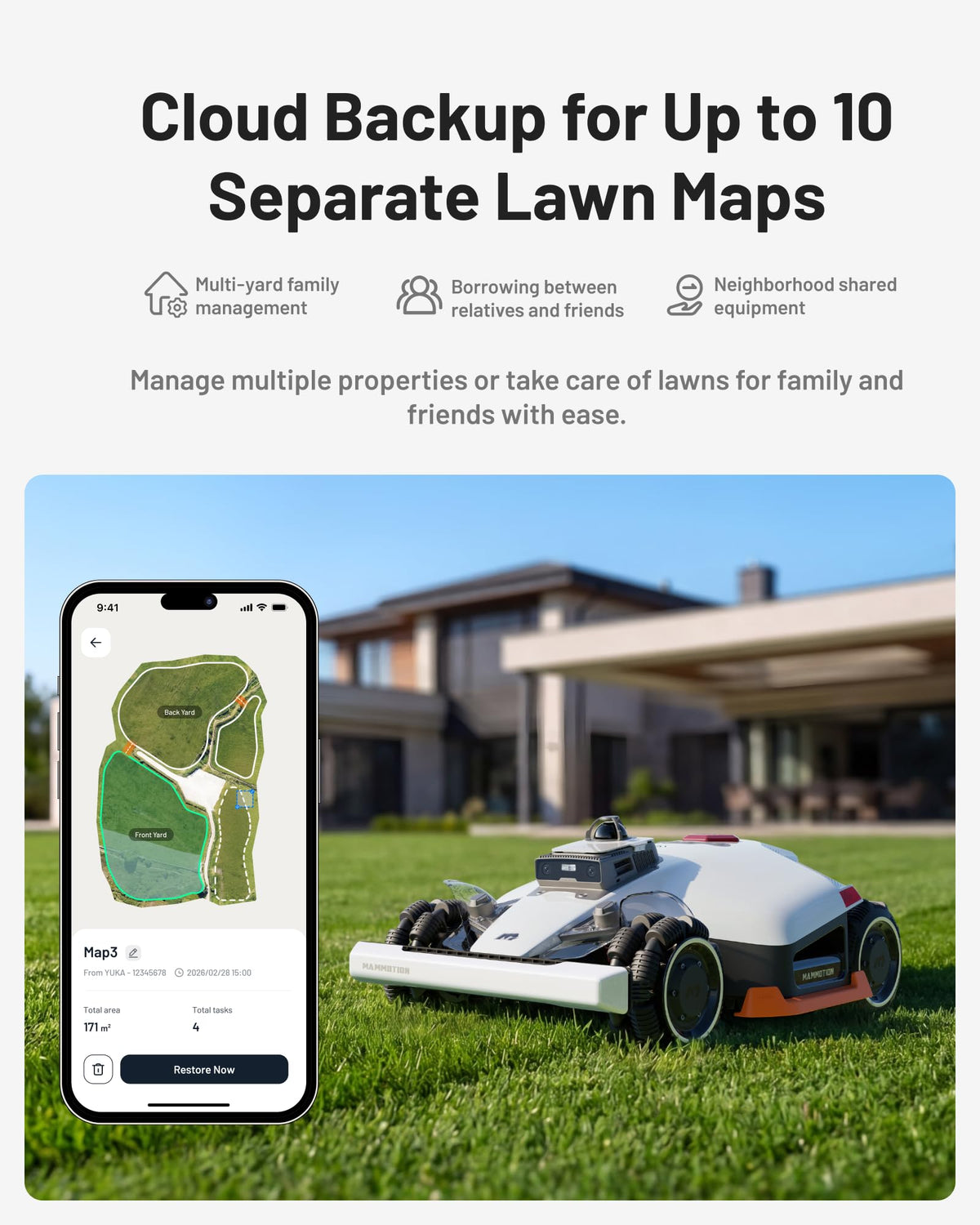 Mammotion LUBA 3 AWD 1500 Robot Lawn Mower – view 8