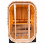 Duthss 2 Person Outdoor Sauna with 4.5kW Electric Heater