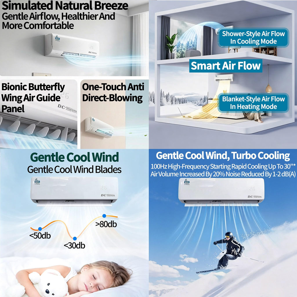 18000 BTU Ductless Mini Split Air Conditioner & Heat Pump – view 8