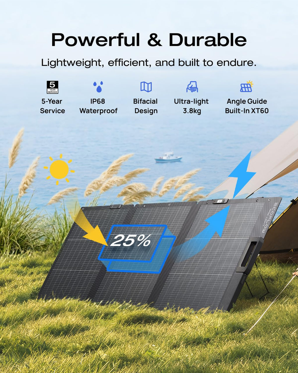 EcoFlow DELTA 3 Classic 1024Wh Portable Power Station with 160W Solar Panel – view 5