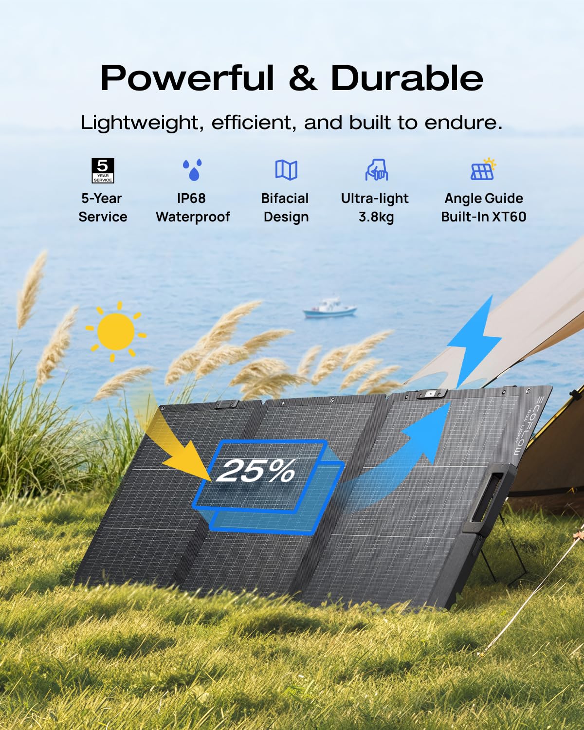 EcoFlow DELTA 3 Classic 1024Wh Portable Power Station with 160W Solar Panel – view 5