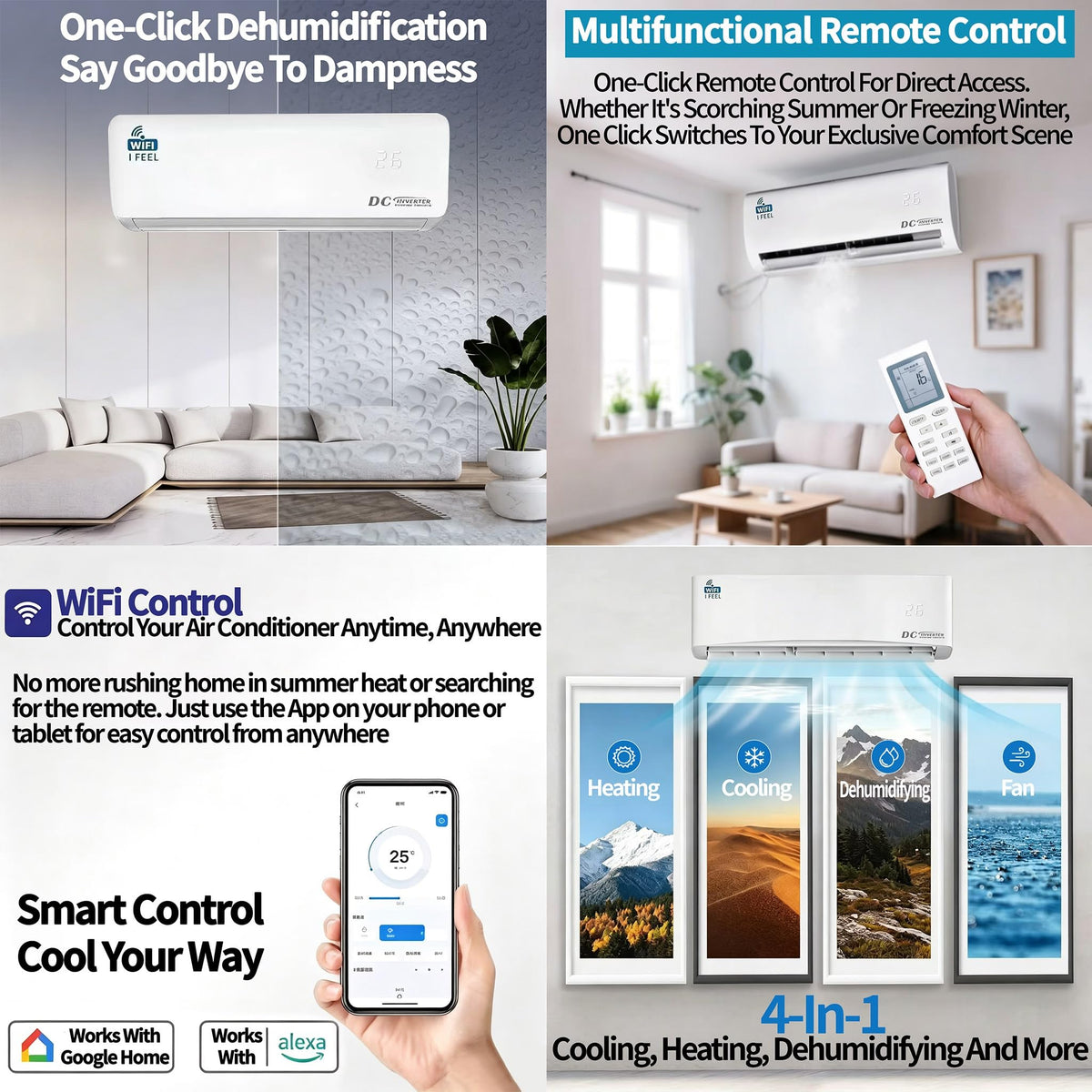 18000 BTU Ductless Mini Split Air Conditioner & Heat Pump – view 2