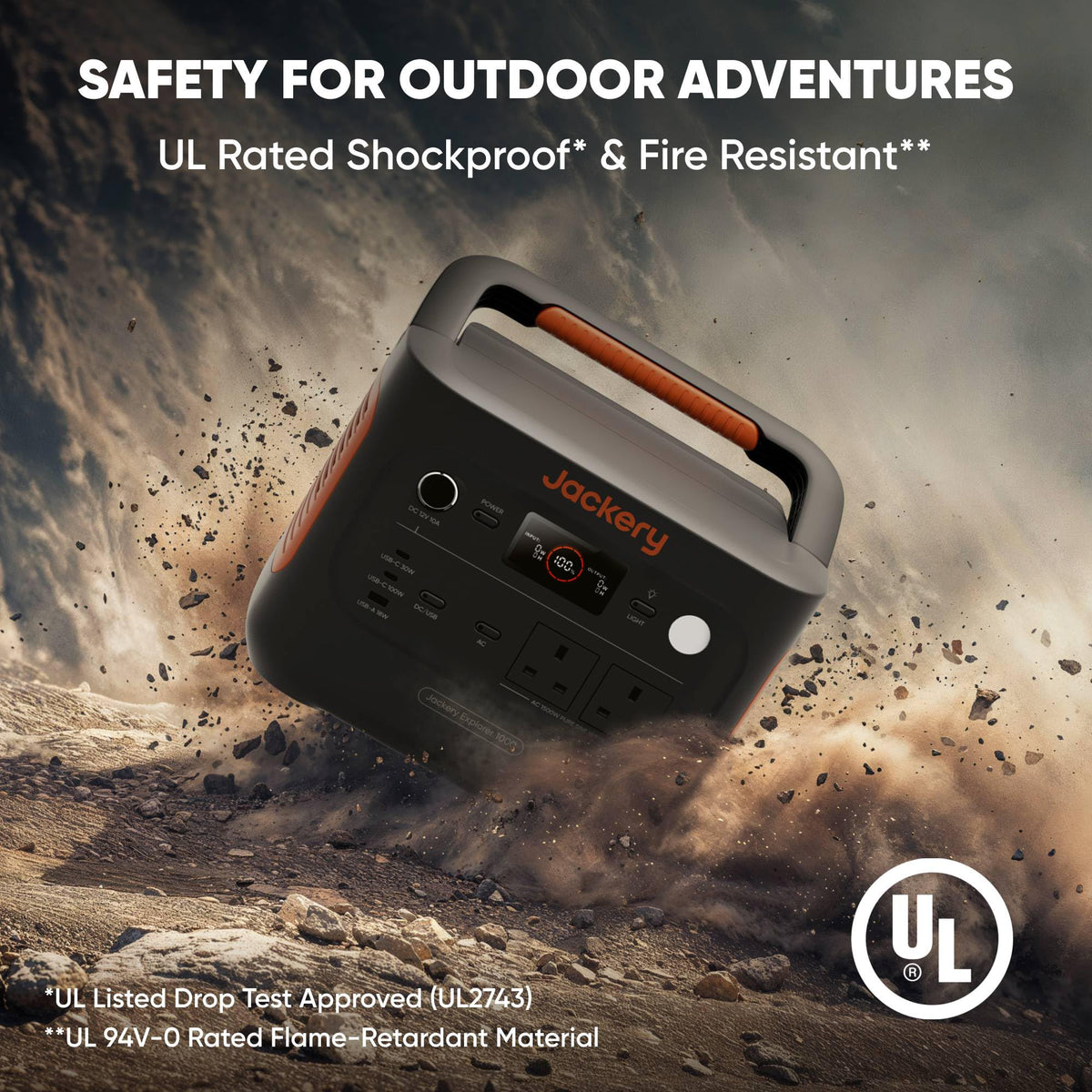 1070Wh 1500W Portable Power Station LiFePO4 – view 4