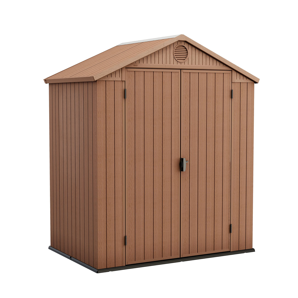 6 x 8 ft Outdoor Resin Storage Shed with Double Doors, Window & Heavy-Duty Floor – view 16