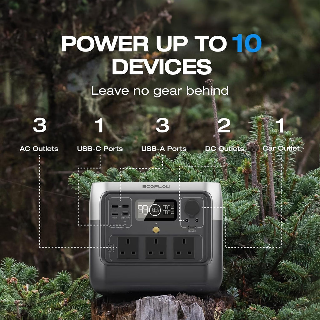 768Wh Portable Power Station 1600W Peak – view 7