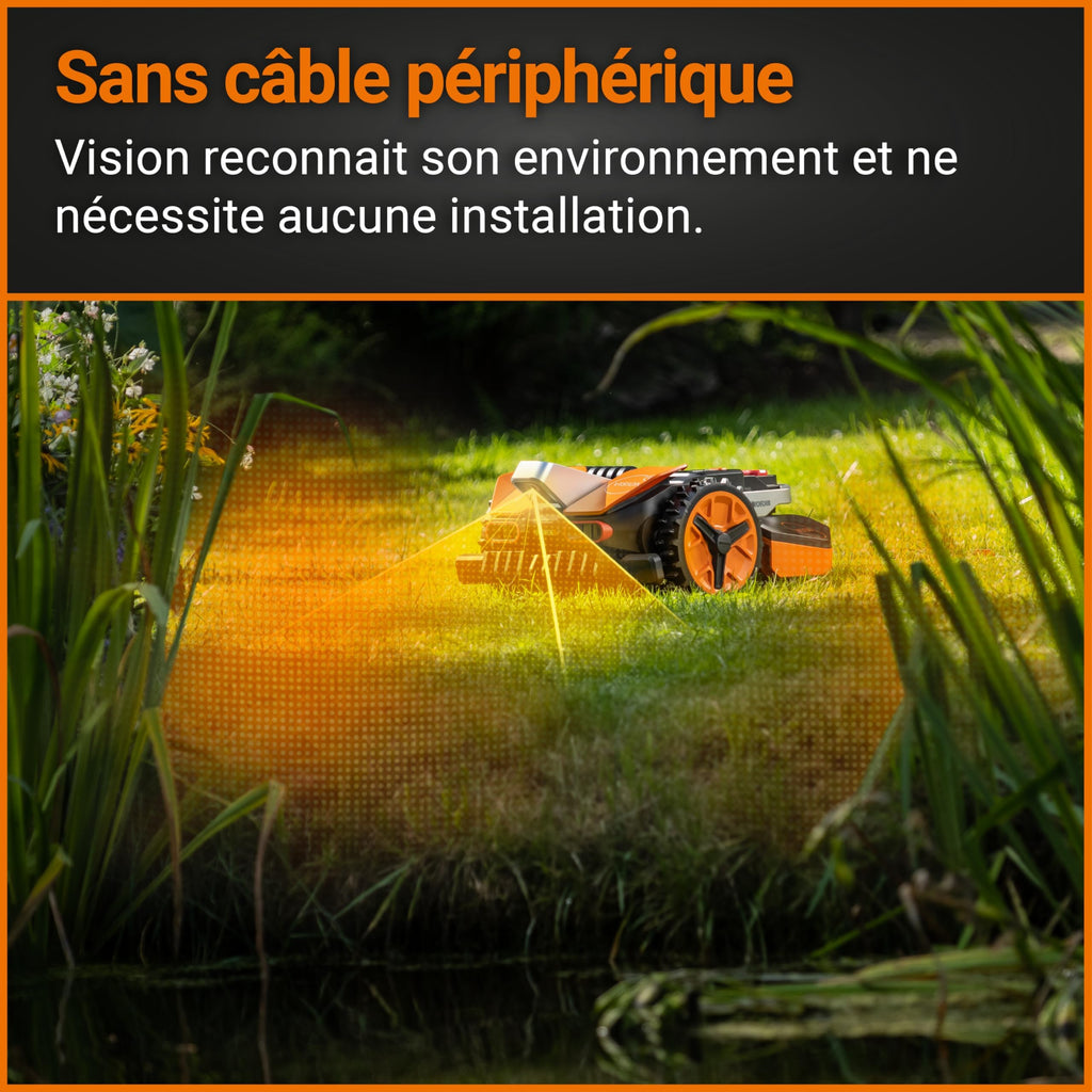 WORX Landroid Vision WR202E Robotic Lawn Mower – view 3
