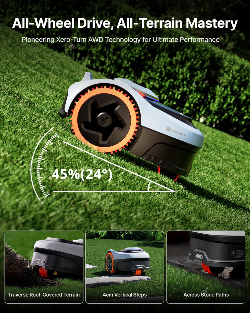 Segway Navimow i205 AWD Robot Lawn Mower with Garage – view 2