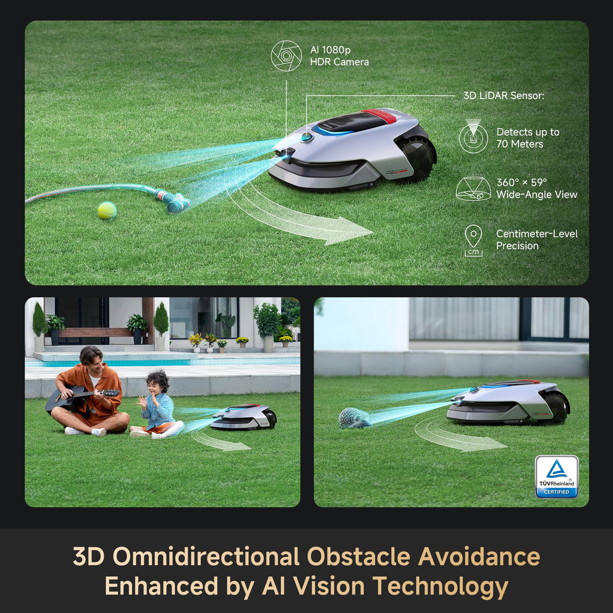 Dreame A2 1200 Robot Lawn Mower – view 4