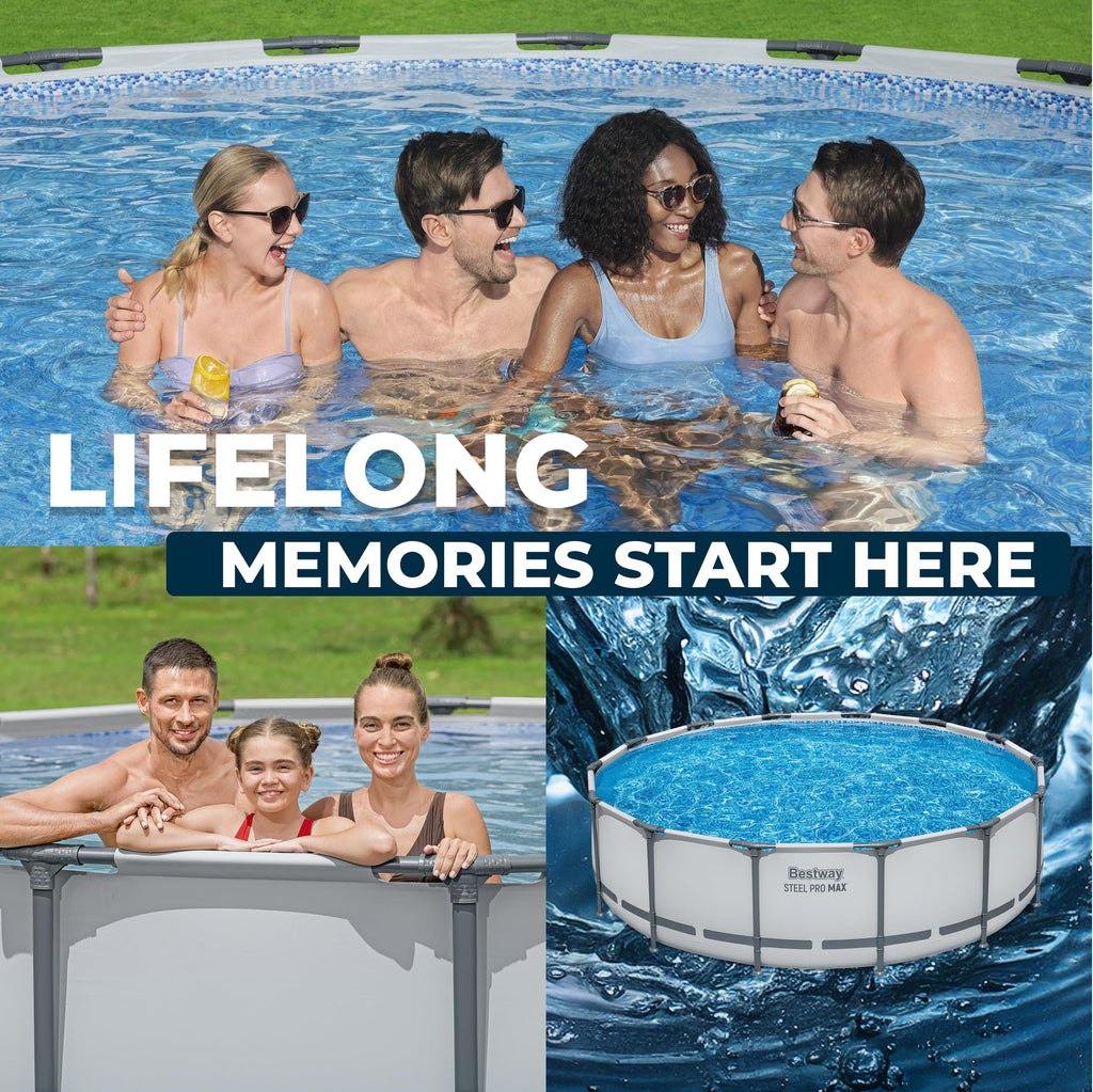 Bestway Steel Pro MAX 14 ft x 42 in Round Above Ground Pool Set – view 8