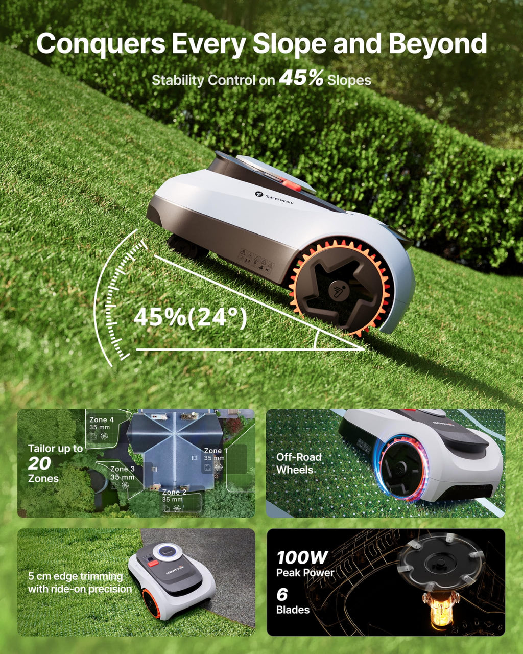 Segway Navimow i215 LiDAR Robot Lawn Mower – view 6