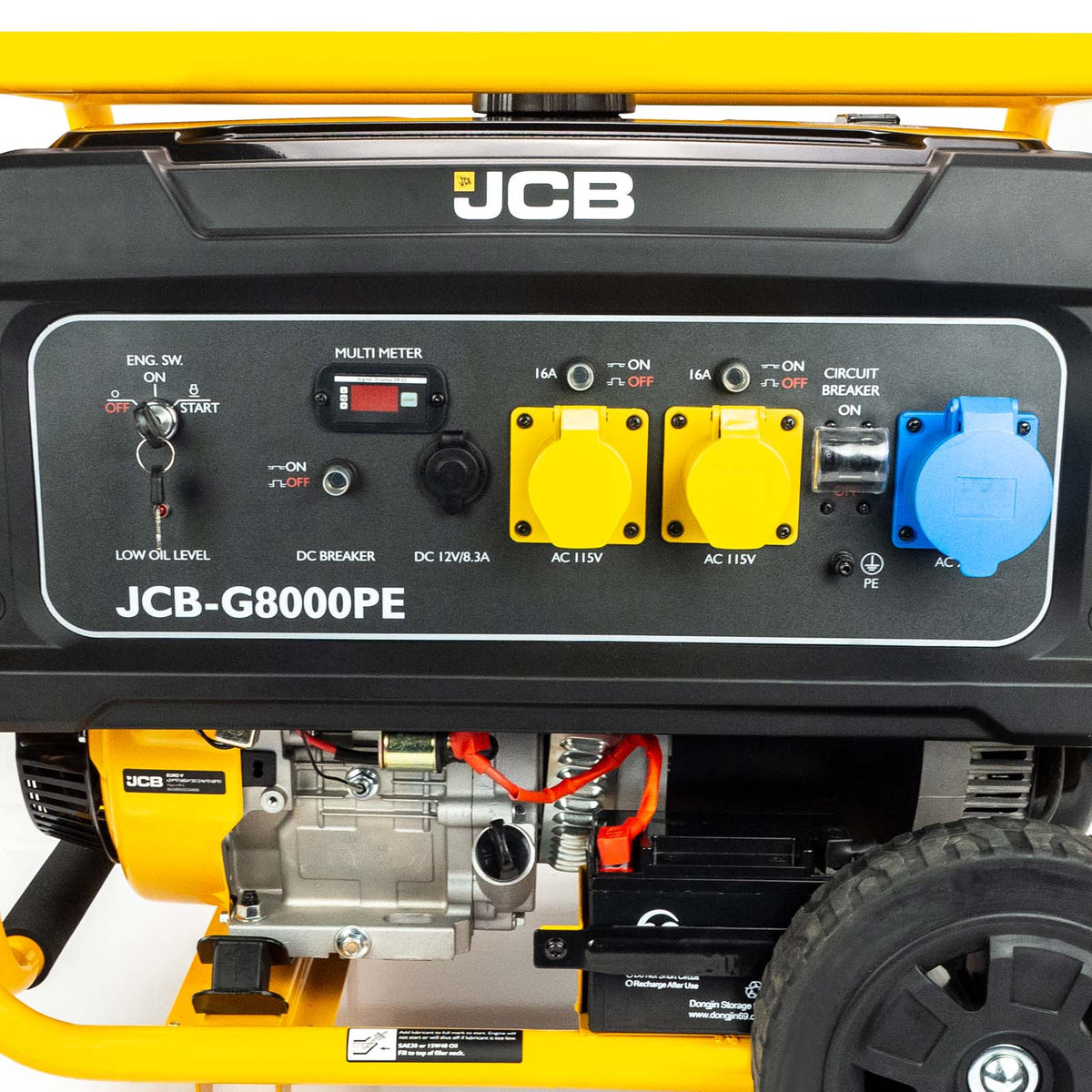 G8000PE 7900W Gas Jobsite Generator 457cc – view 8