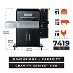 Masterbuilt Gravity Series 1150 Charcoal Grill & Smoker – view 5