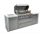 Mont Alpi 805 Deluxe 6-Burner Outdoor Kitchen Island – view 3