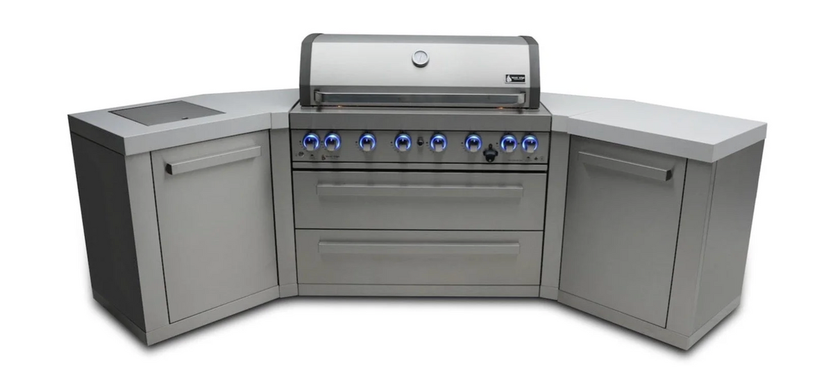 Mont Alpi 805 Outdoor Kitchen Island with Two 45° Corners