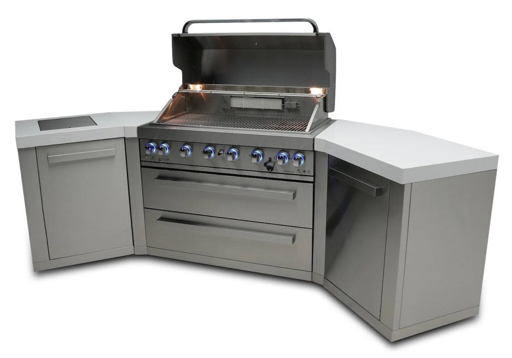 Mont Alpi 805 Outdoor Kitchen Island with Two 45° Corners – view 2