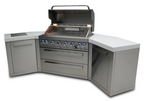 Mont Alpi 805 Outdoor Kitchen Island with Two 45° Corners – view 2
