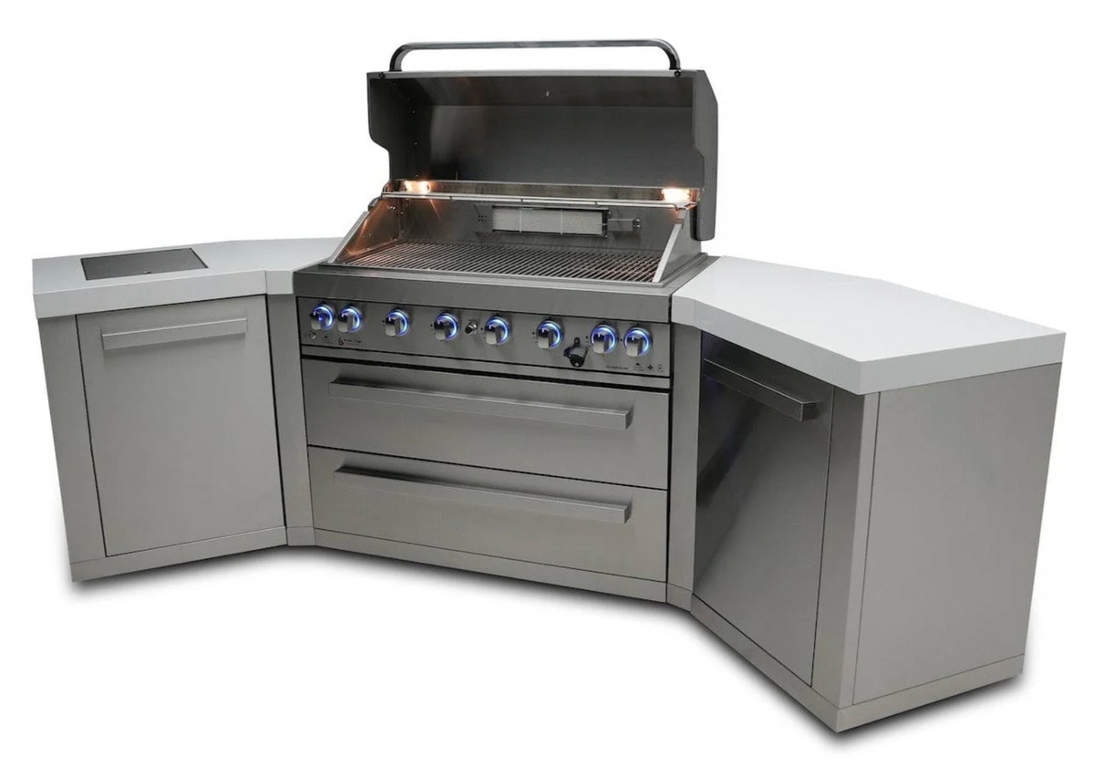 Mont Alpi 805 Outdoor Kitchen Island with Two 45° Corners – view 2