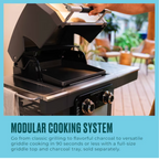 Char-Broil Commercial Series Gas Grill & Griddle Combo – view 4