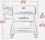 Louisiana Grills 1000 Black Label Series Wood Pellet Grill & Smoker with Wi-Fi Control – view 2