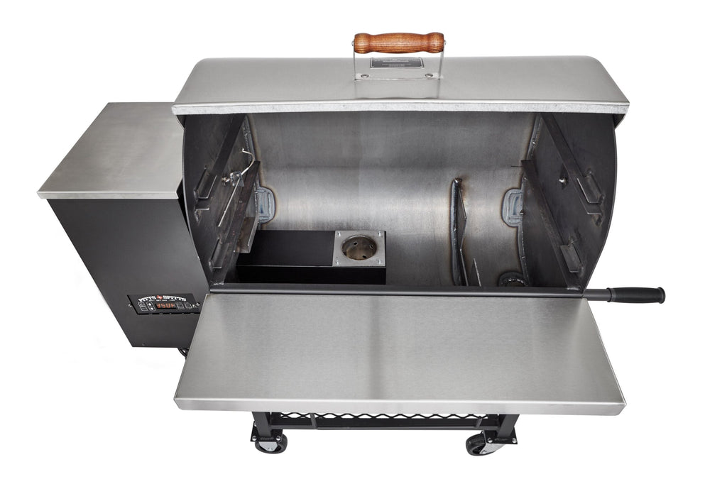 Pitts & Spitts Maverick 850 Wood Pellet Grill & Smoker with Wheel Upgrade – view 3
