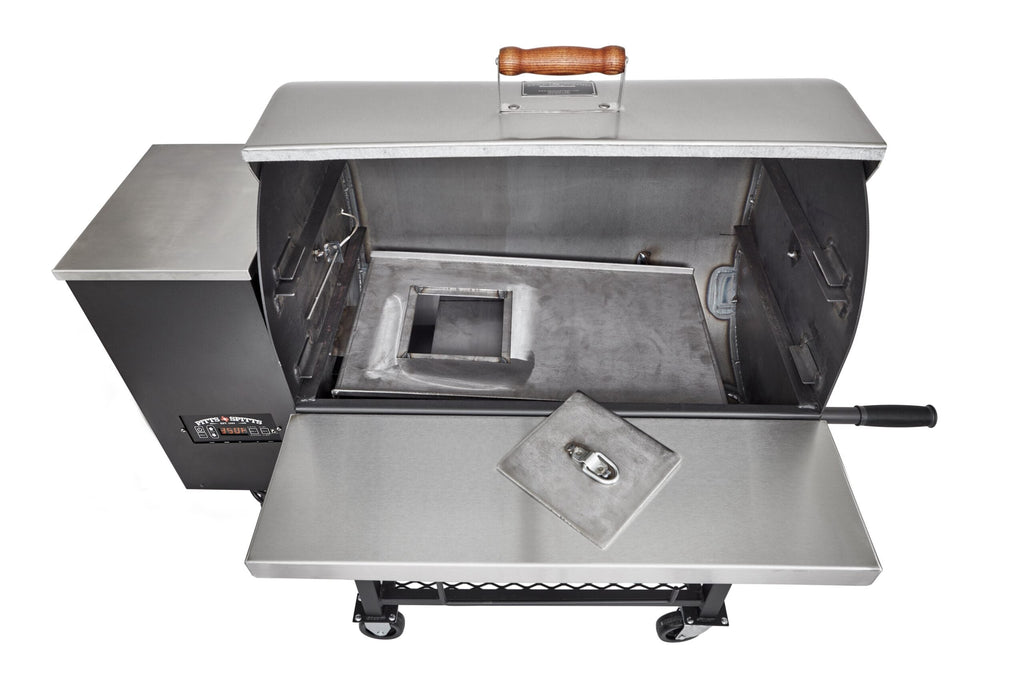 Pitts & Spitts Maverick 850 Wood Pellet Grill & Smoker with Wheel Upgrade – view 5