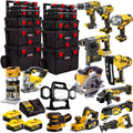 DEWALT 20V MAX XR 14 Tool Combo Kit with 3 x 5.0Ah Batteries & Rolling Toolbox