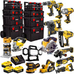 DEWALT 20V MAX XR 14 Tool Combo Kit with 3 x 5.0Ah Batteries & Rolling Toolbox