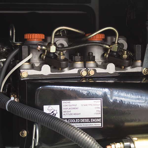 Hyundai DHY12500SE 10kW Diesel Standby Generator – view 6