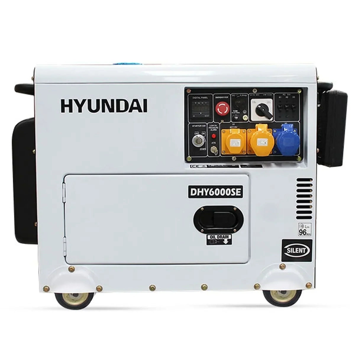 Hyundai DHY6000SE 5200W Diesel Generator – view 3