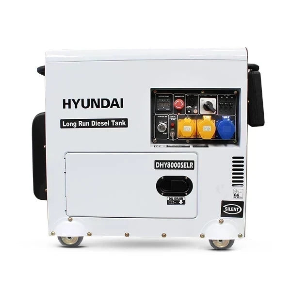 Hyundai DHY8000SELR 5800W Diesel Generator – view 5