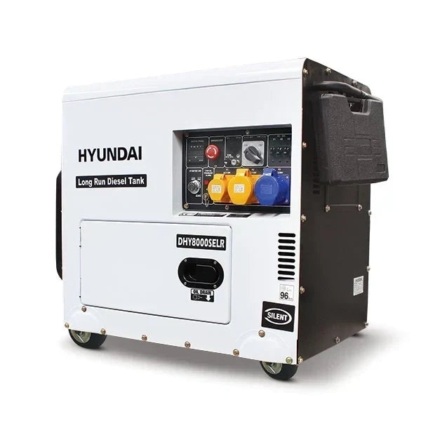Hyundai DHY8000SELR 5800W Diesel Generator – view 7