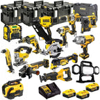 DEWALT 20V MAX XR 15 Tool Jumbo Combo Kit with 3 x 5.0Ah Batteries, Charger & Cases (T4TKIT-651)