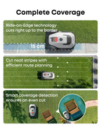 Wire-Free Robot Lawn Mower with AI Vision & 3D Obstacle Avoidance – view 7