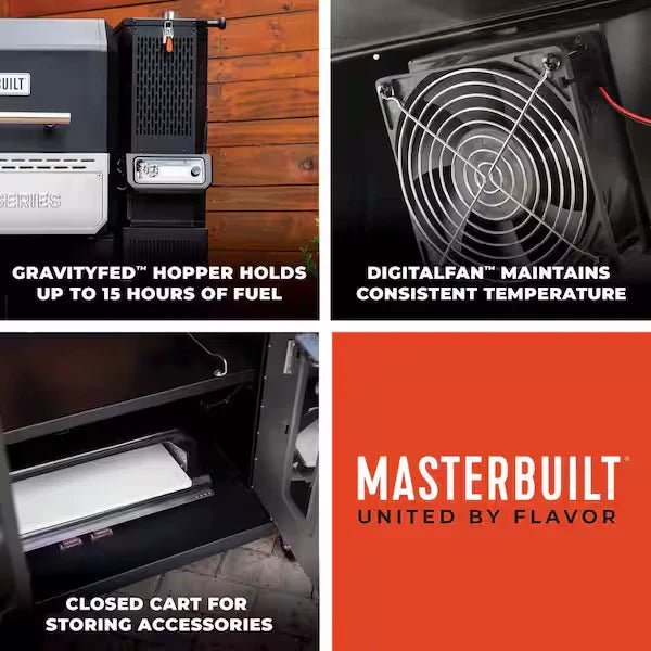 Masterbuilt Gravity Series 1150 Charcoal Grill & Smoker – view 3